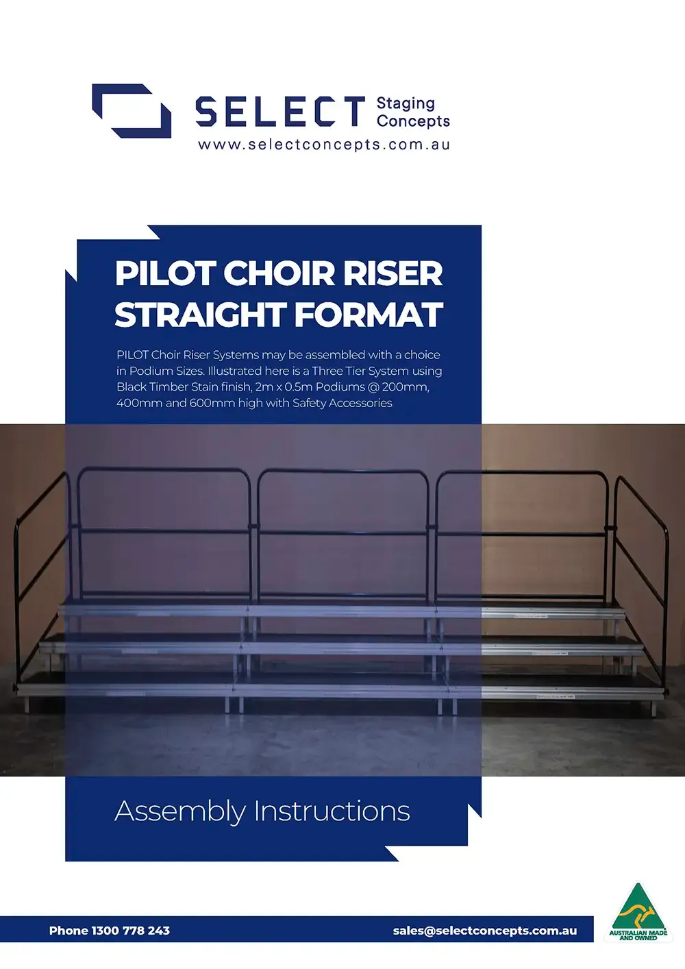 Pilot straight assembly brochure cover